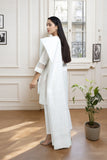 Premium 3-Piece Embroidered Cotton Suit – Soft Fabric with Boring Work | Naqshé