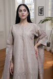 Premium 3-Piece Embroidered Cotton Suit – Soft Fabric with Boring Work | Naqshé