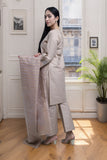 Premium 3-Piece Embroidered Cotton Suit – Soft Fabric with Boring Work | Naqshé