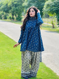 Qamash 3PC (Farshi Shalwar)