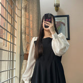 BLACK AND WHITE LOVE LONG MAXI