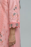 Premium 3-Piece Embroidered Cotton Suit – Soft Fabric with Boring Work | Naqshé