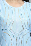 Premium 3-Piece Embroidered Cotton Suit – Soft Fabric with Boring Work | Naqshé