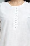 Premium 3-Piece Embroidered Cotton Suit – Soft Fabric with Boring Work | Naqshé
