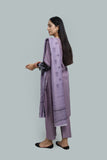 Premium 3-Piece Embroidered Cotton Suit – Soft Fabric with Boring Work | Naqshé