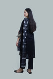 Premium 3-Piece Embroidered Cotton Suit – Soft Fabric with Boring Work | Naqshé