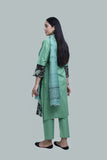 Premium 3-Piece Embroidered Cotton Suit – Soft Fabric with Boring Work | Naqshé
