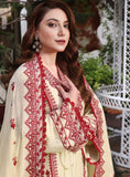 ASIM JOFA-3PC DHANAK ALEESHA EMBROIDERED SUIT