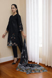 Premium 3-Piece Embroidered Cotton Suit – Soft Fabric with Boring Work | Naqshé