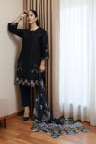 Premium 3-Piece Embroidered Cotton Suit – Soft Fabric with Boring Work | Naqshé