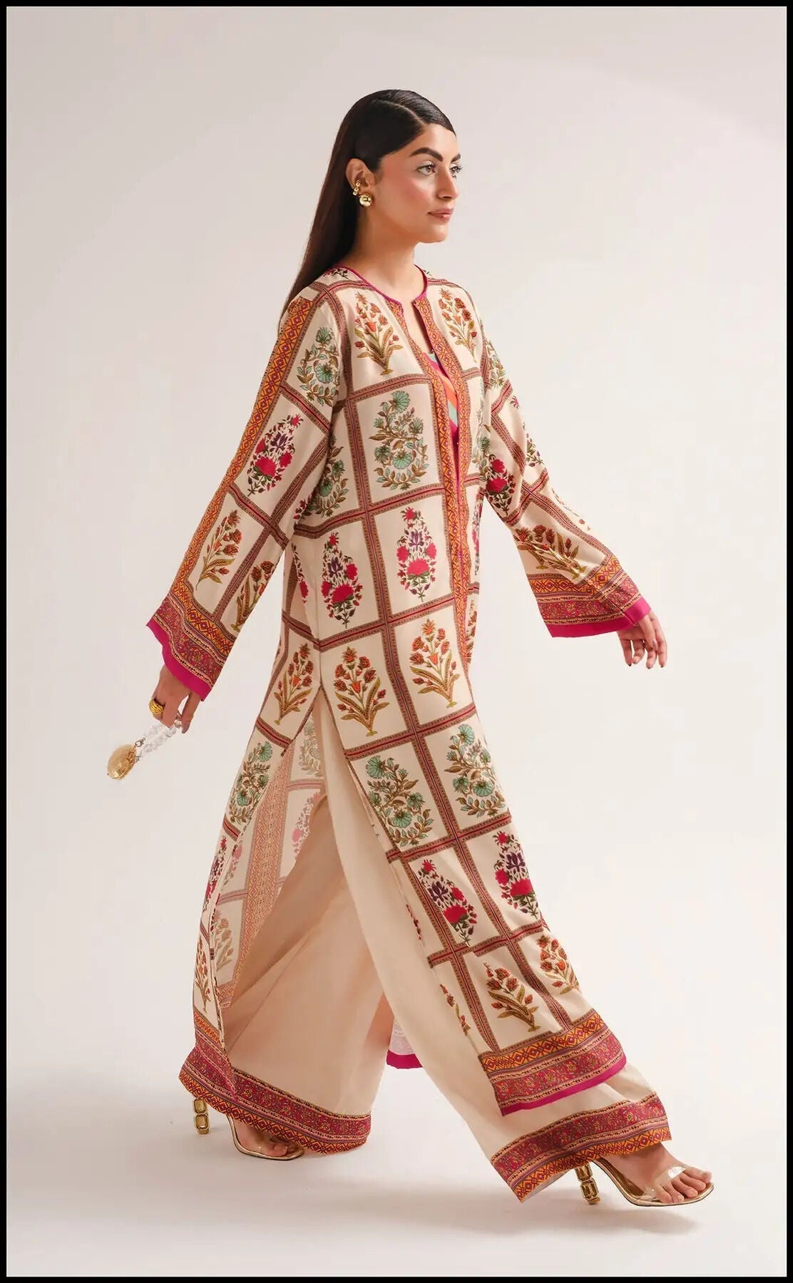 Stylish Gown 3Pc