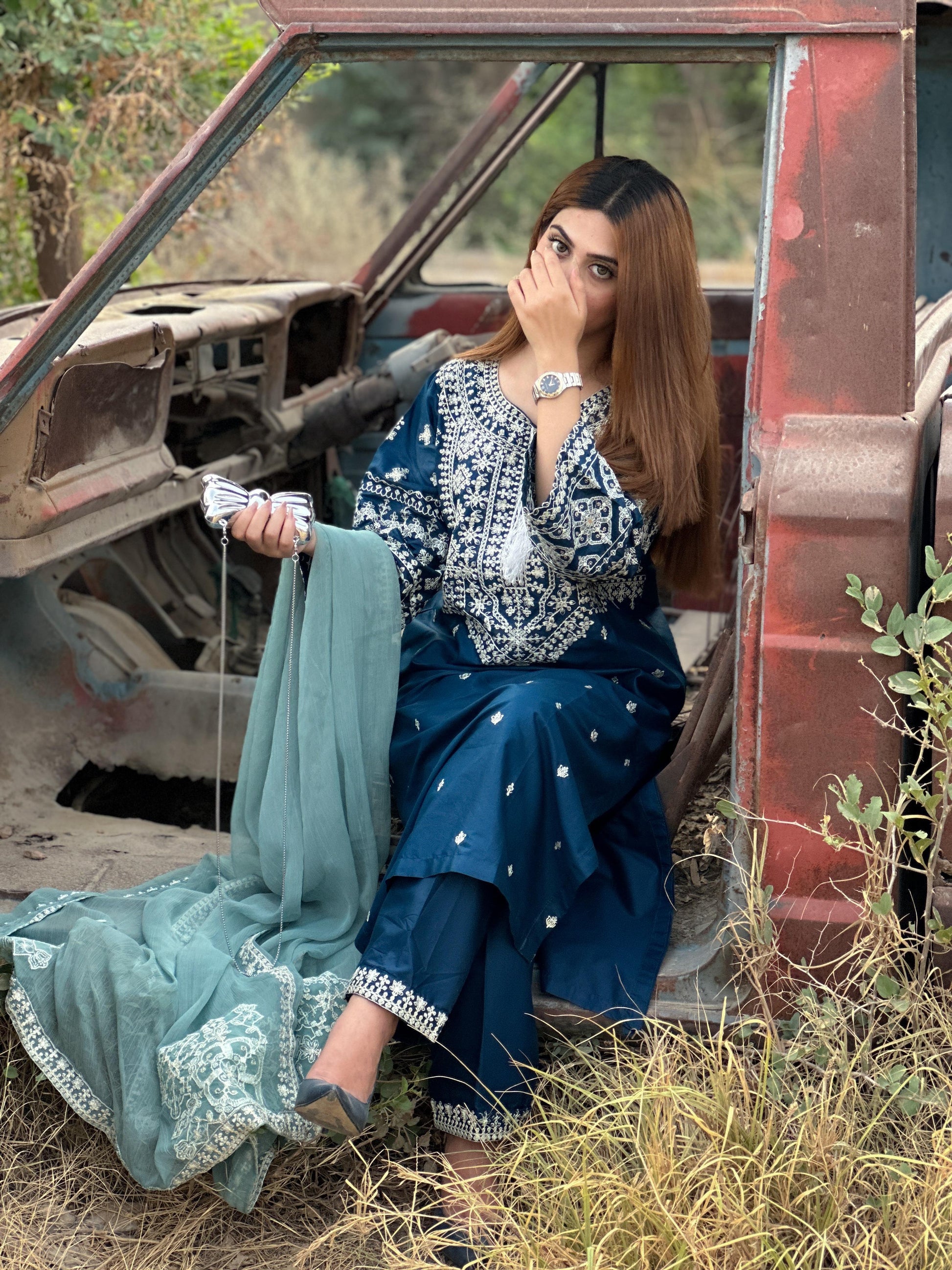 Koyal Embroidered 3PC