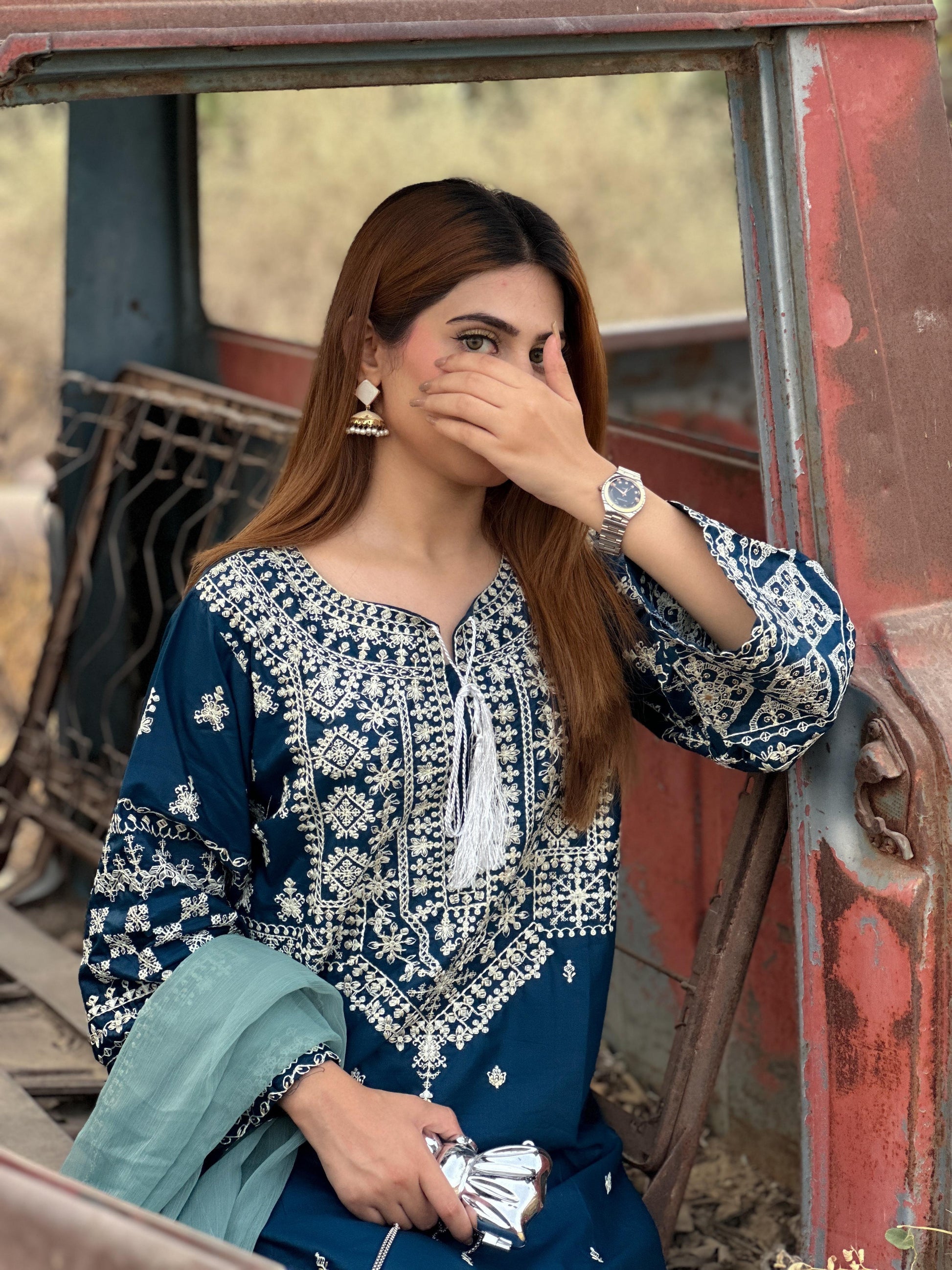 Koyal Embroidered 3PC